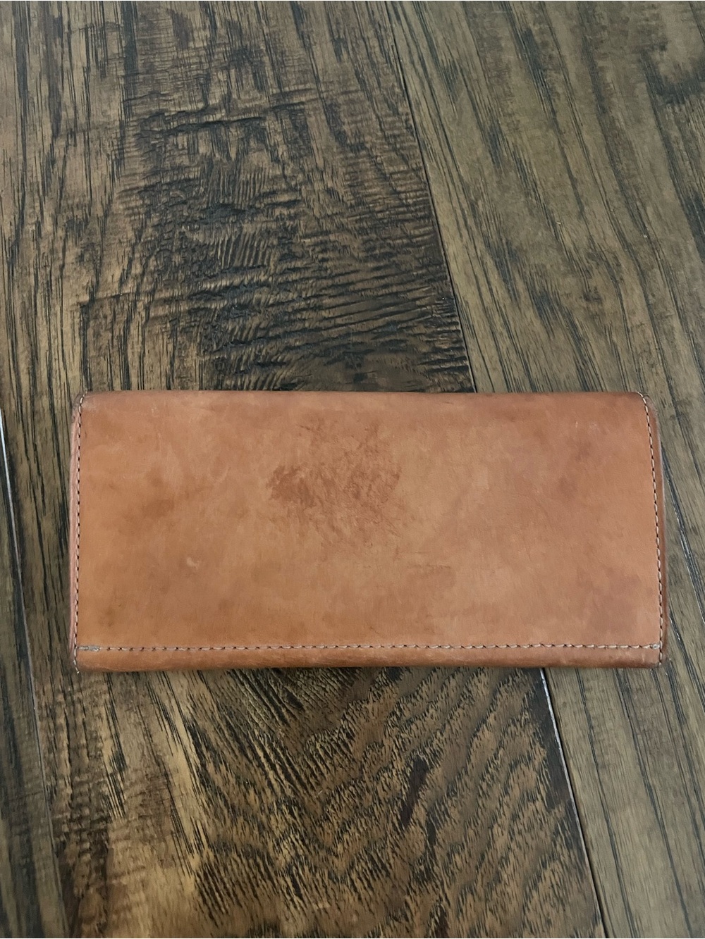 Women's Tan Leather Wallet - Stylish Continental Clutch - Picture 2 of 4